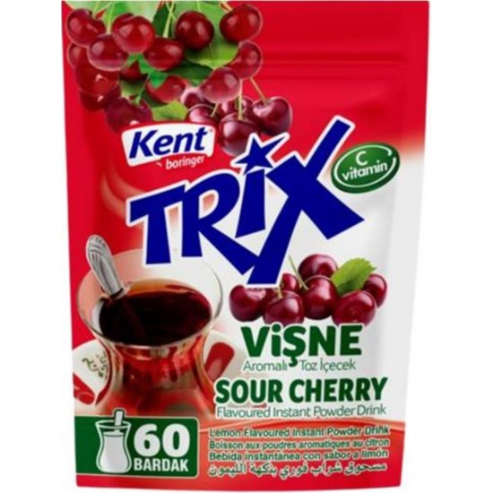 Kent Boringer Trix Vişne Aromalı Toz İçecek (Sıcak ve Soğuk)300 gr