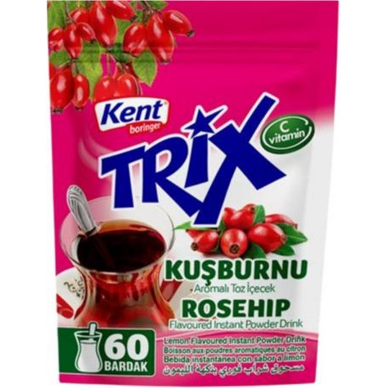 Kent Boringer Trix Kuşburnu Aromalı Toz İçecek (Sıcak ve Soğuk)300 gr