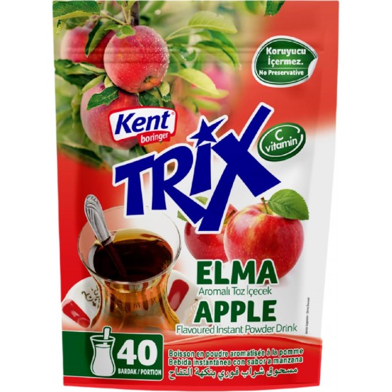 Kent Boringer Trix Elma  Aromalı Toz İçecek (Sıcak ve Soğuk) 300 gr