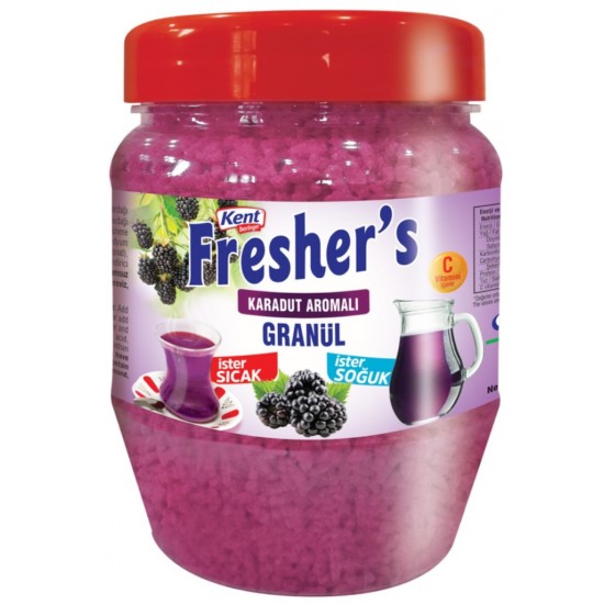 Kent Boringer Fresher's Granül İçecek 300 gr Karadut  Aromalı