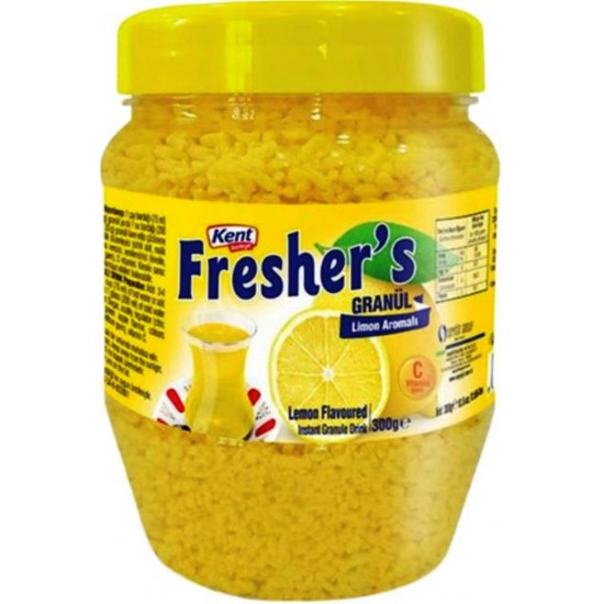 Kent Boringer Fresher's Granül İçecek 300 gr Limon Aromalı
