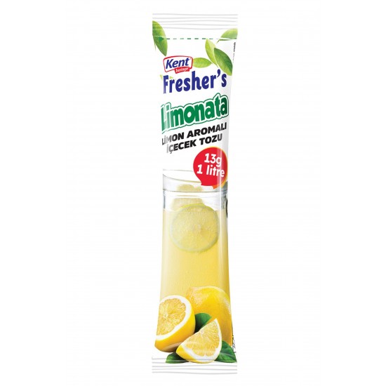 Kent Boringer Fresher's Limonata Toz İçecek 13 Gr x48 Kent Boringer Fresher's Limonata Toz İçecek 13 Gr x48