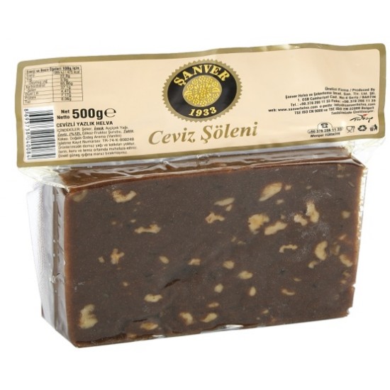 Şanver Yaz Helva 500 Gr Çevizli Kakaolu