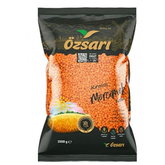 Özsarı Kırmızı Mercimek 2,5  kg