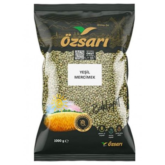Özsarı Yeşil Mercimek 1 Kg Özsarı Yeşil Mercimek 1 Kg