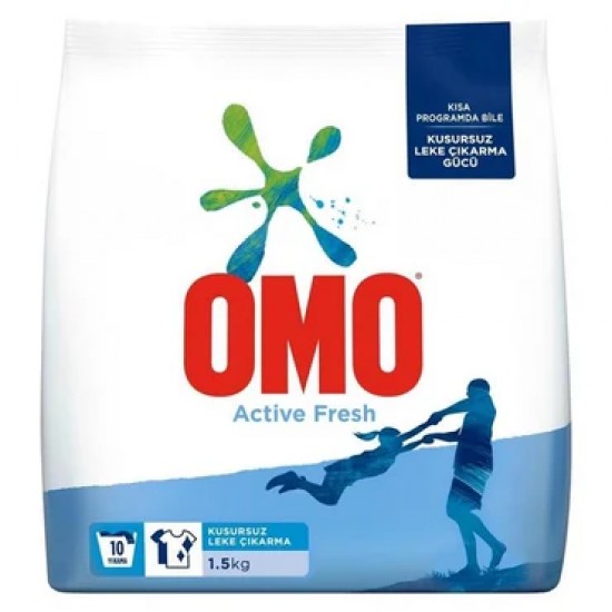 Omo Matik Active Fresh Beyazlar 1,5 kg Omo Matik Active Fresh Beyazlar 1,5 kg